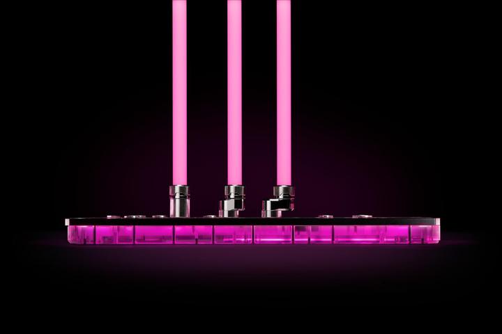 Actual product image EKWB EK-Quantum Torque G1/4 inch extension Offset MF 7 - Nickel