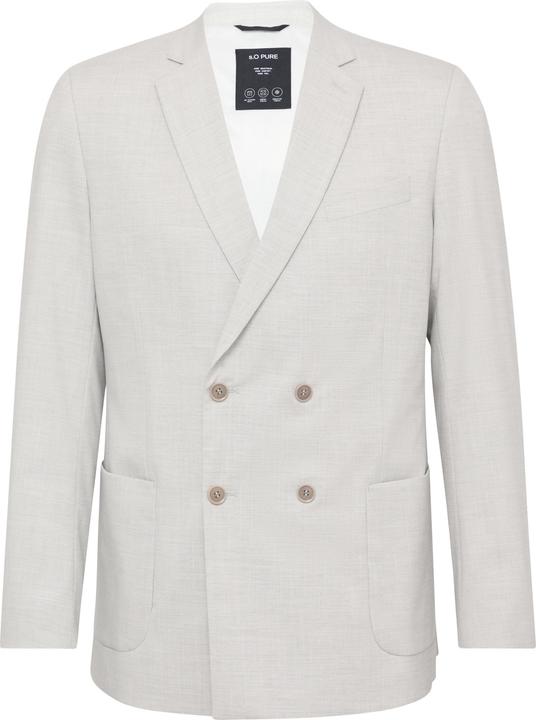 S.Oliver Indoor-Sakko s.O PURE: Zweireihiges Sakko im Slim Fit