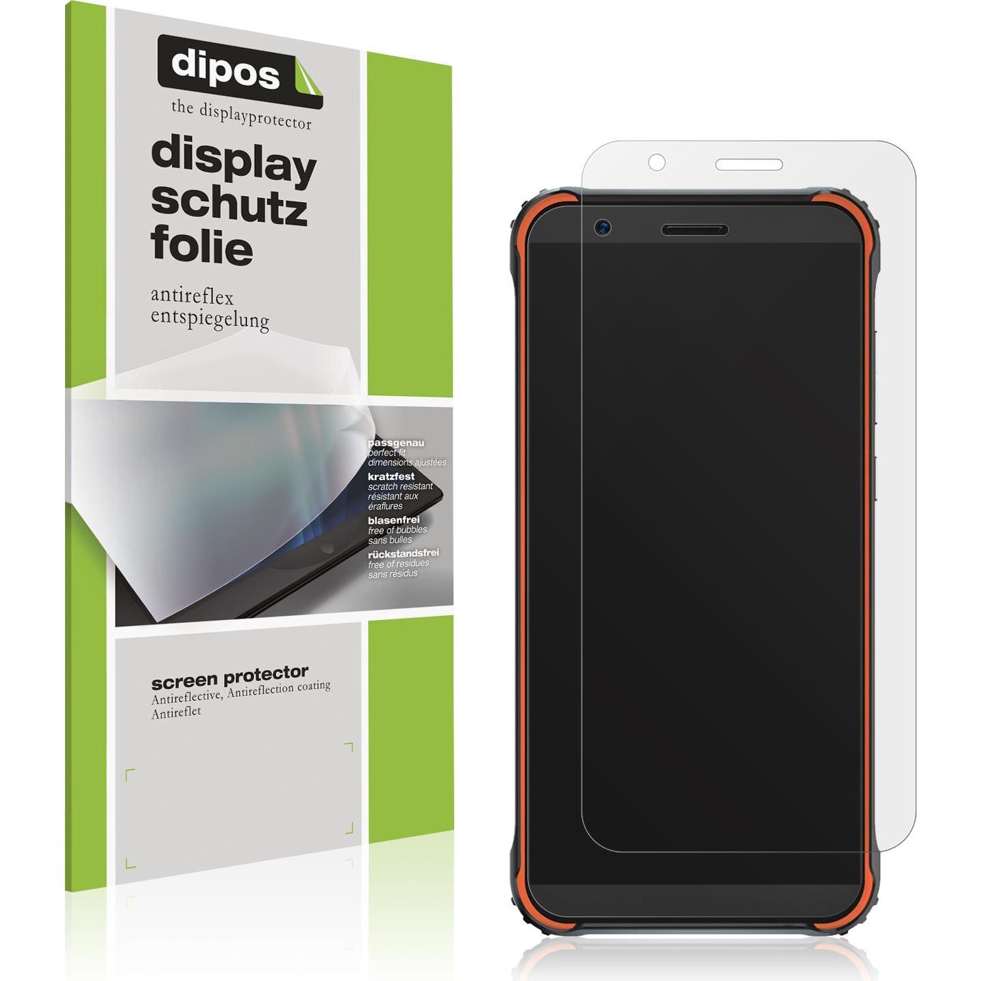Dipos Displayschutzfolie Antireflex (1 Stück, Blackview BV4900 Pro), Smartphone Schutzfolie, Transparent