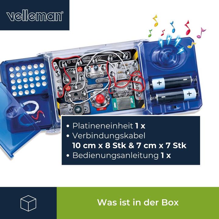 Productafbeelding Velleman Elektronisch projectpakket - 8 experimenten - LED & muziek