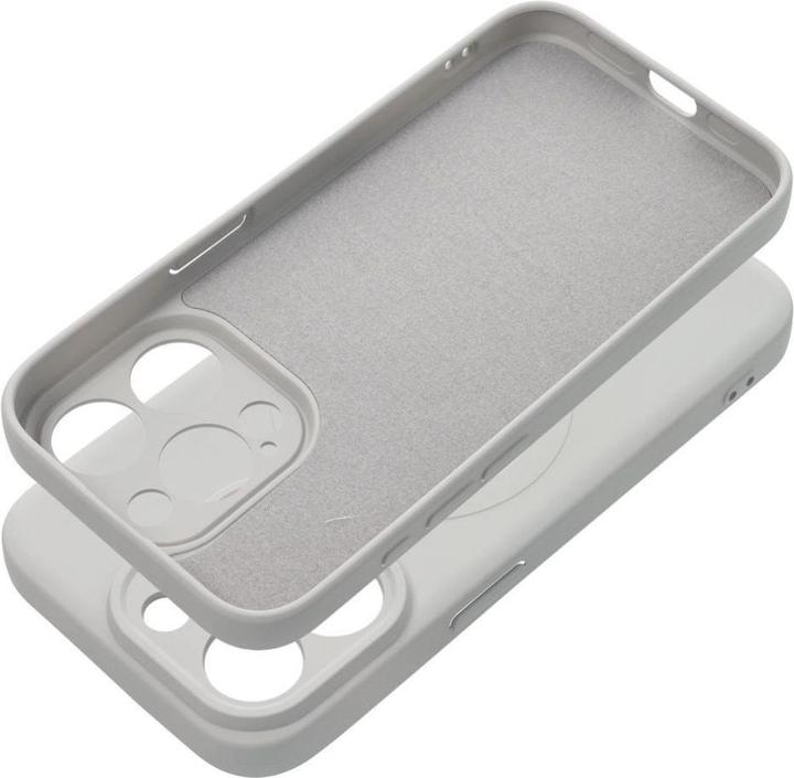 Produktbild OEM Back panel cover SILICONE MAG COVER case compatible with MagSafe for IPHONE 15 Pro titanium (Apple iPhone 15 Pro)