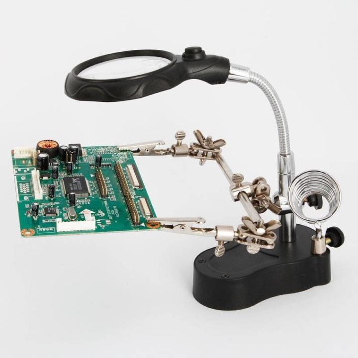 Produktbild JTI Lupe mit LED-Beleuchtung und Clips