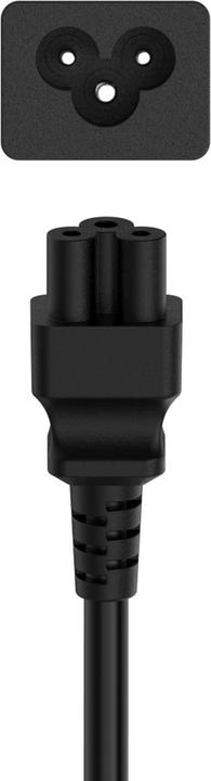 Produktbild Hama 00200736 Stromkabel Schwarz 2,5 m Netzstecker Typ C 3-polig (2.50 m)