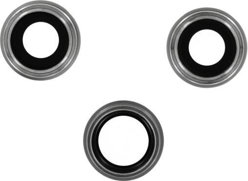 Actual product image OEM Camera Lens with bezel for iPhone 15 Pro Max, white titanium (Apple iPhone 15 Pro Max)