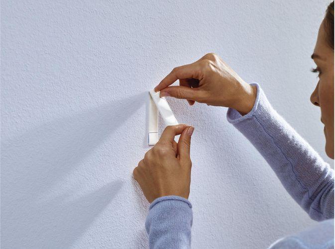 Actual product image tesa Adhesive nail for wallpaper & plaster, 1kg holding power, removable without a trace & reusable, 2