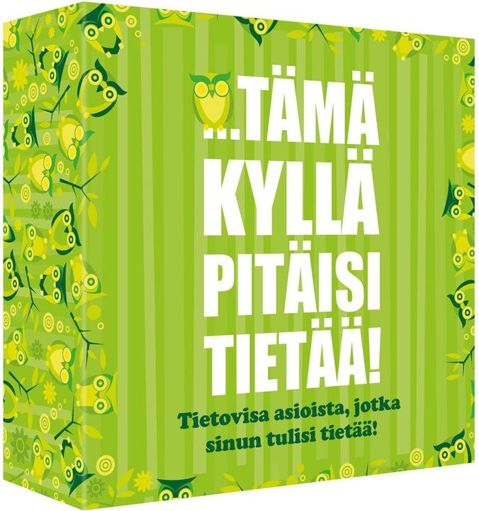 Produktbild JTI Tämä Kyllä Pitäisi Tietää -Quiz (Finnisch)