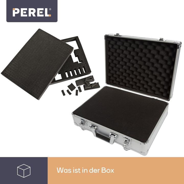 Image du produit Perel 1819-42A Mallette à outils en aluminium