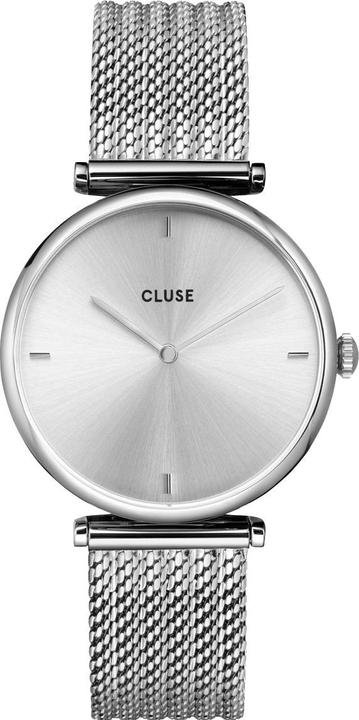 Actual product image Cluse Triomphe Mesh Silver (Analogue wristwatch, 33 mm)
