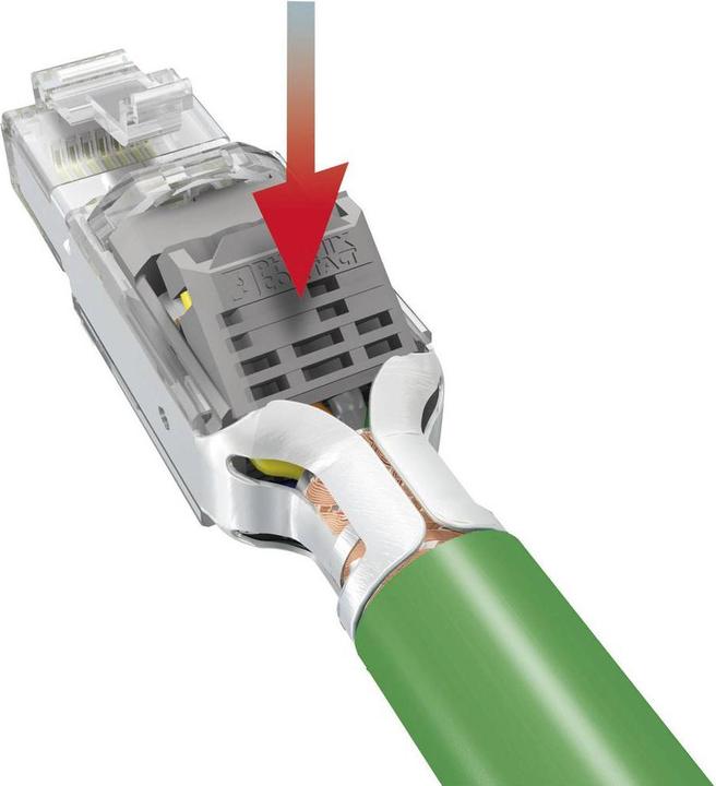 Actual product image Phoenix Contact Rj 45 Quickon Plug Connector