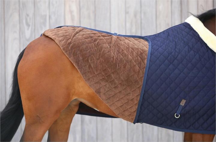 Actual product image Kentucky Horsewear Tournament blanket 160g with fur collar (synthetic fur) (145 cm)