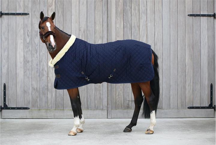 Actual product image Kentucky Horsewear Tournament blanket 160g with fur collar (synthetic fur) (145 cm)