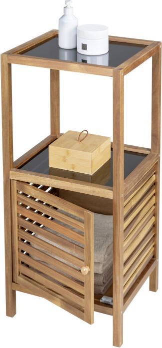 Produktbild Wenko Badregal mit Tür Fondi (39.50 x 35.50 x 86 cm)