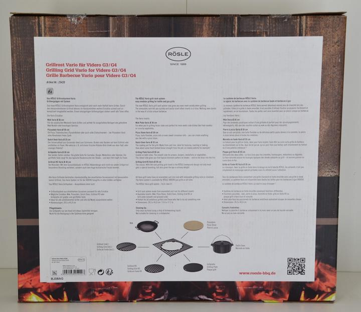 Image du produit Rösle Grille cuisson pour gril Vario Videro G3 G4
