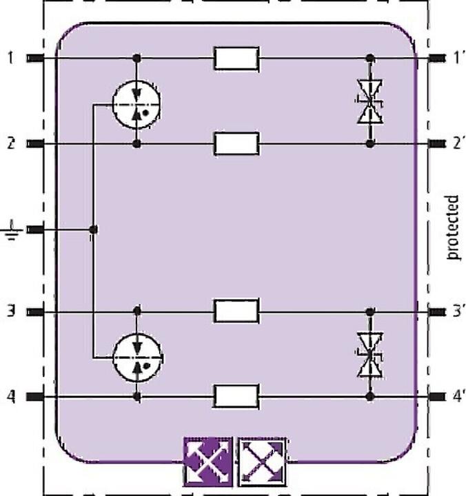 Actual product image Dehn SOEHNE Combination arrestor module BLITZDUCTOR XT BXT ML4 BD 24