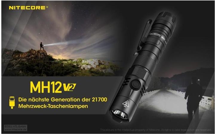 Produktbild Nitecore MH12 V2 - 1200 Lumen (15.80 cm, 1200 lm)