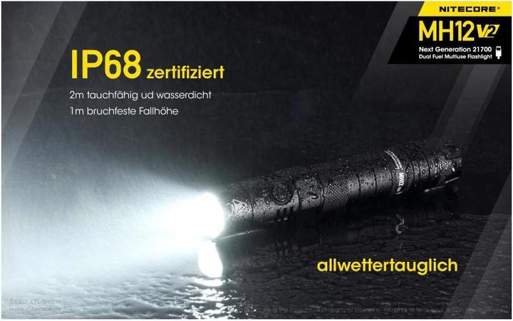 Produktbild Nitecore MH12 V2 - 1200 Lumen (15.80 cm, 1200 lm)
