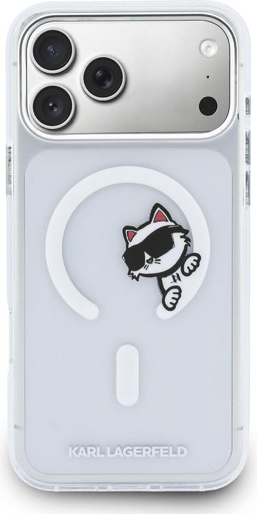Actual product image Karl Lagerfeld Case IML Peekaboo MagSafe for iPhone 17 Pro Max transparent (Apple iPhone 17 Pro Max)