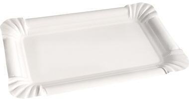 Produktbild Naturestar Pappteller Bio rechteckig 130x200mm Frischfaserkarton VE=250 Stück (1 x)