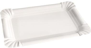 Produktbild Naturestar Pappteller Bio rechteckig 130x200mm Frischfaserkarton VE=250 Stück (1 x)