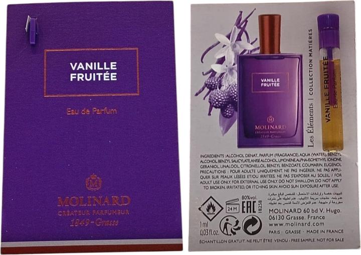 Actual product image Molinard Vanille Fruitee (Eau de parfum)