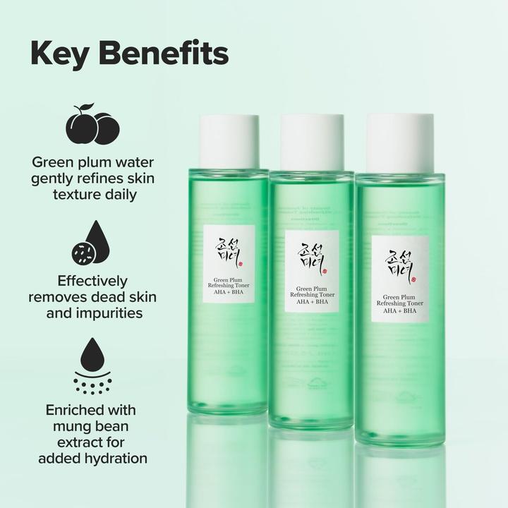 Actual product image Beauty of Joseon Green Plum Refreshing Toner (Face toner, 150 ml)