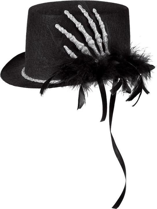 Image du produit Boland Chapeau Cylindre Avec Main de Squelette