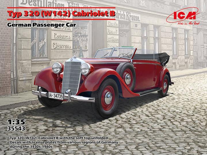 ICM Type 320 (W142) Cabriolet B, German Passenger Car