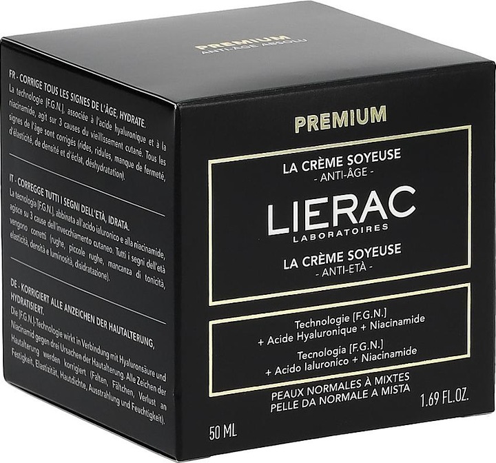 Immagine prodotto Lierac Crema setosa premium 50 ml (50 ml, Crema 24h)