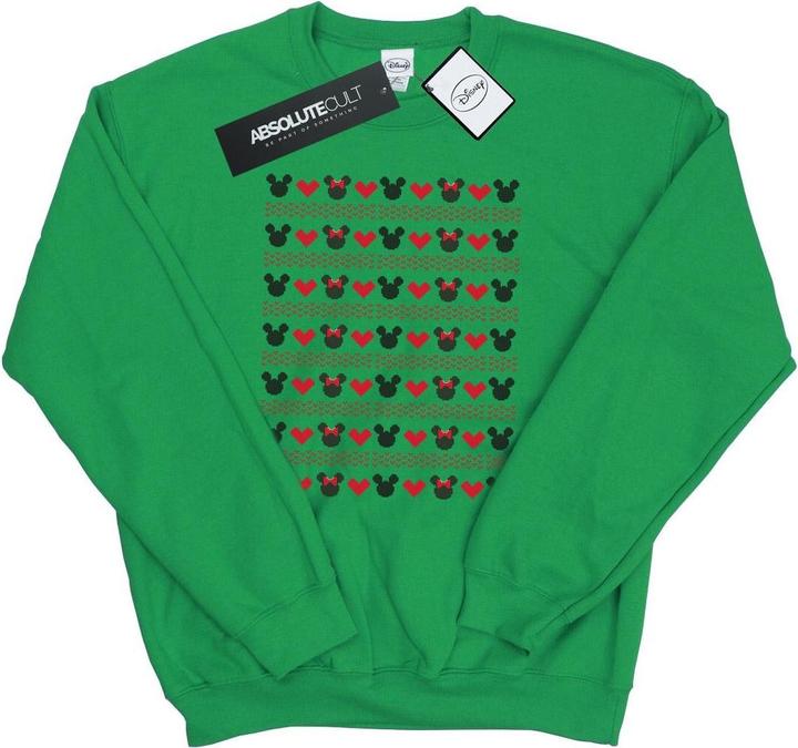 Immagine prodotto Disney Mickey And Minnie Christmas Hearts Felpa Uomo (XXL)