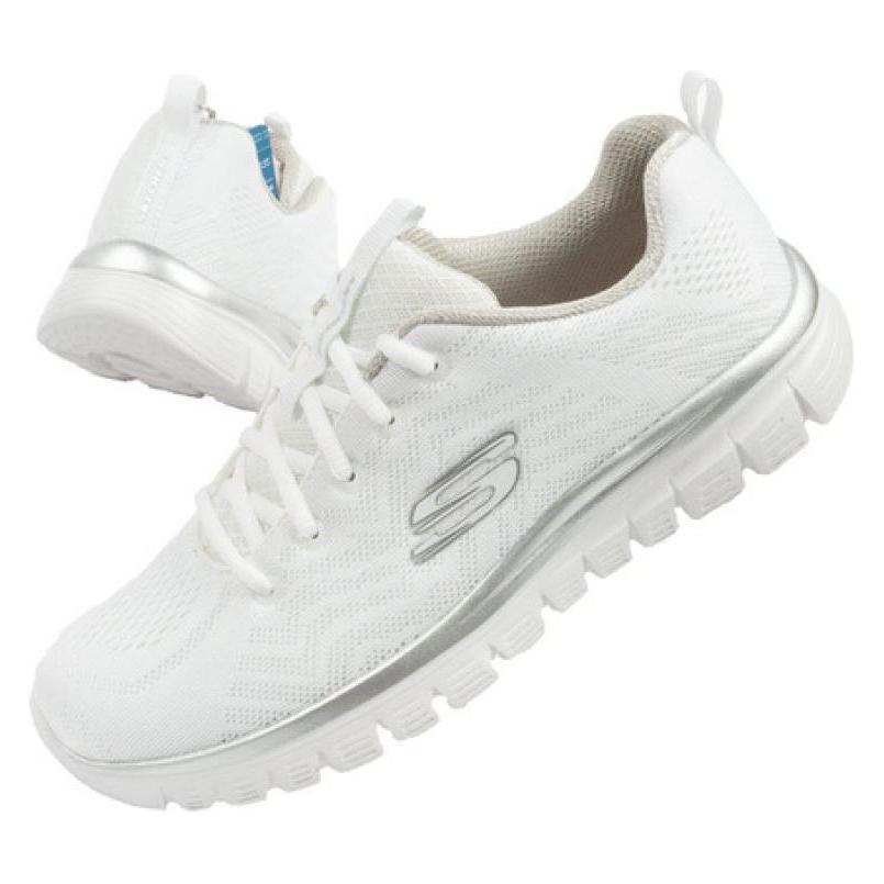 Skechers, Vrouwen, Sneakers, Sierlijke, Wit, (37)