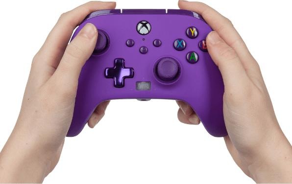 Actual product image PowerA Controller Wired Royal Purple (Xbox One/Series X/PC) (Xbox Series S, Xbox Series X)