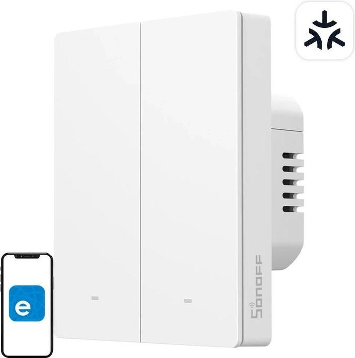 Sonoff M5-2C-80W Materia Interruttore a parete intelligente