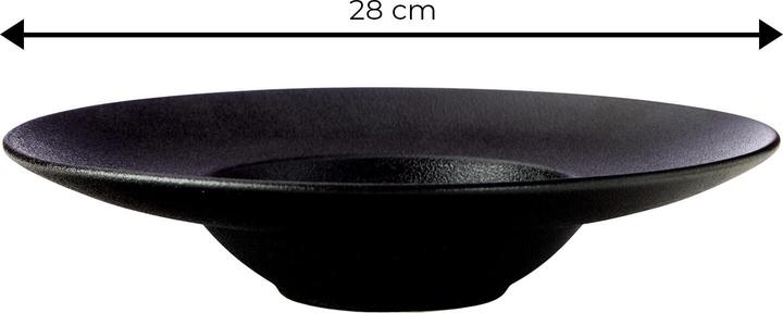 Actual product image Maxwell & Williams Pasta- und Suppenteller Caviar Black (10 x, 28 cm)