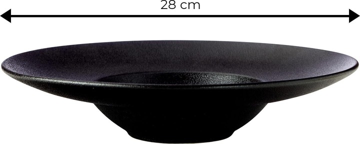 Produktbild Maxwell & Williams Pasta- und Suppenteller Caviar Black (10 x, 28 cm)