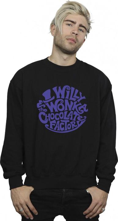 Produktbild Willy Wonka & the Chocolate Factory Typed Logo Sweatshirt (M)