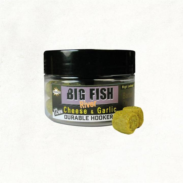 Produktbild Dynamite Baits Big Fish River Durable Hookers Cheese & Garlic (1.20 cm)