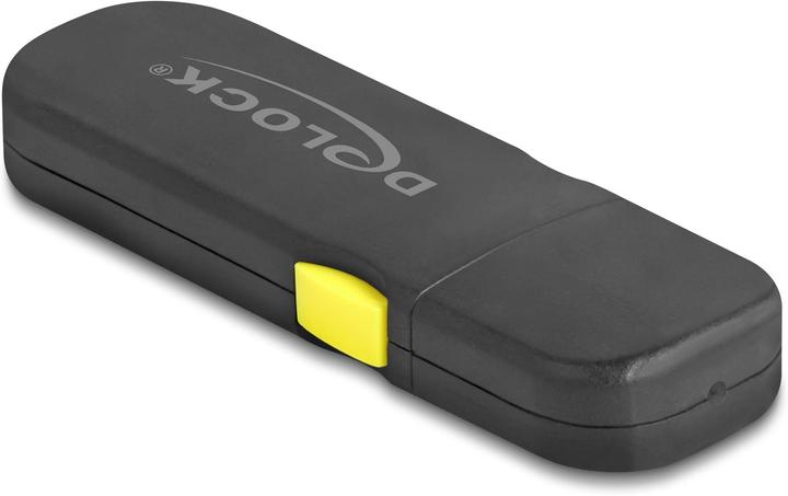 Actual product image Delock USB port blocker set for USB type A socket 4 pieces + V