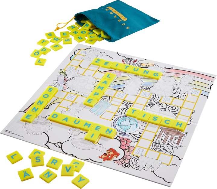 Immagine prodotto Mattel Games Scrabble Junior divertimento creativo di apprendimento (D) (Turco, Greco, Portoghese, Svedese, Inglese, Danese, Francese, Russo, Norvegese)
