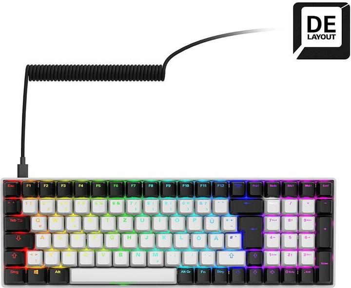 Actual product image Sharkoon SGK50 S2 wh Gateron Brown EN (DE, Wireless, Cable)