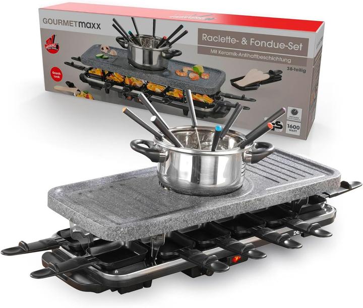 Actual product image Gourmetmaxx Raclette & Fondue Kombi