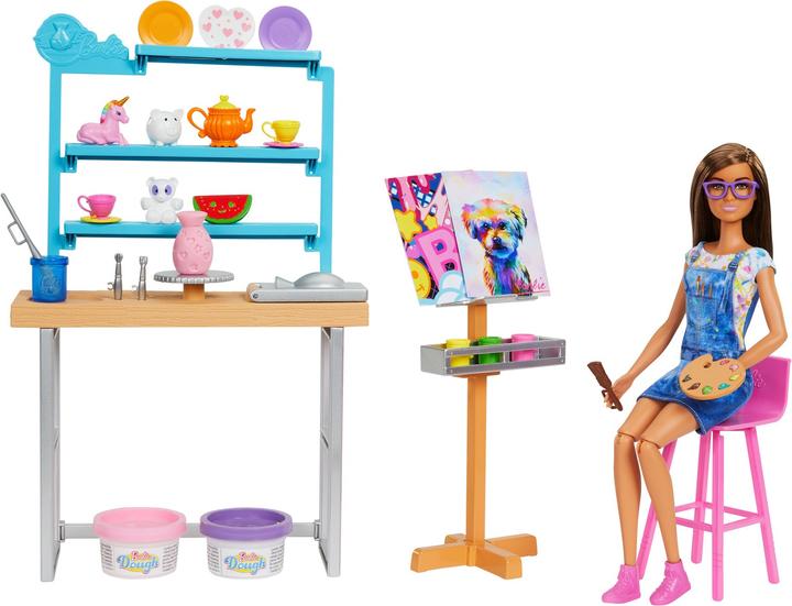 Produktbild Barbie Wellness Kunst- & Kreativ-Atelier