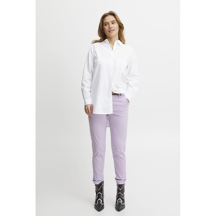 Thumbnail - B.young, Damen, Hosen, zigarettenhose mit gürtel days2, Rosa, (40)