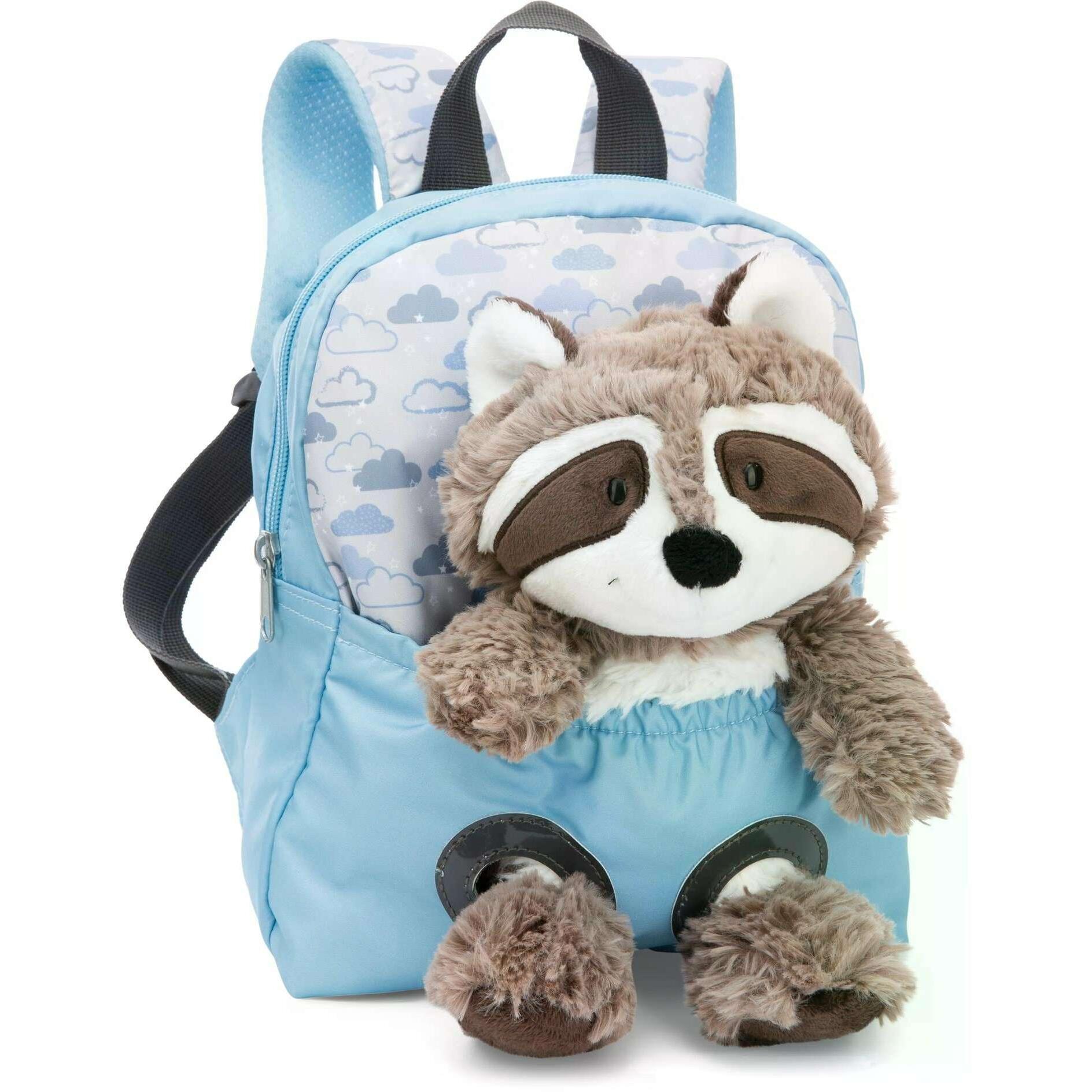 NICI, Kindergartentasche, Rucksack mit Plüschtier, Blau