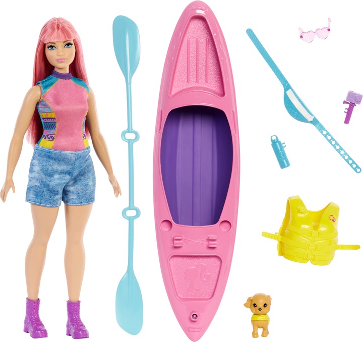 Productafbeelding Barbie BRB Camping Daisy Speelset met kajak