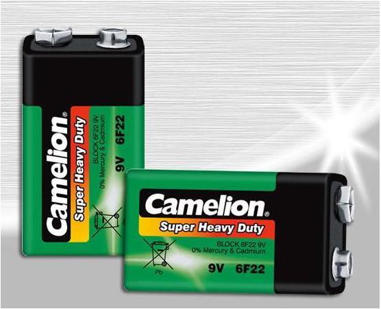 Productafbeelding Camelion 9V blokZink-koolstof (1 Pcs., 9V Block, 400 mAh)