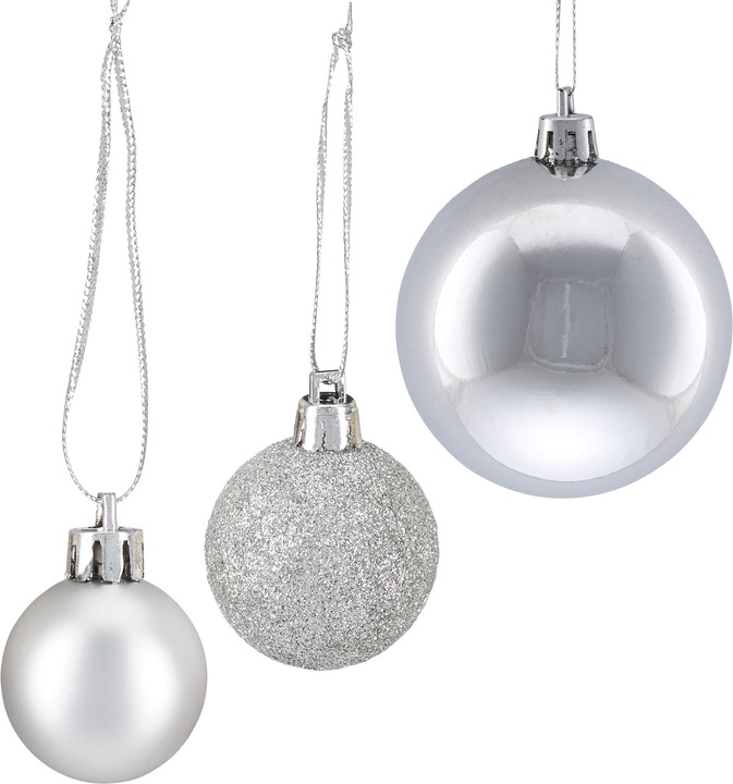Produktbild Relaxdays Weihnachtskugeln (100 -teilig)