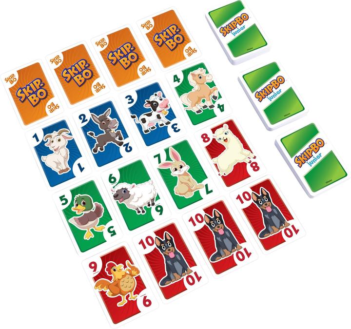 Actual product image Mattel Games Skip-Bo Junior (Multilingual)
