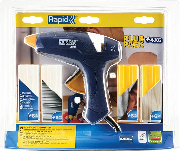 Actual product image Rapid Ø 12mm glue gun EG212 incl. 6 sticks