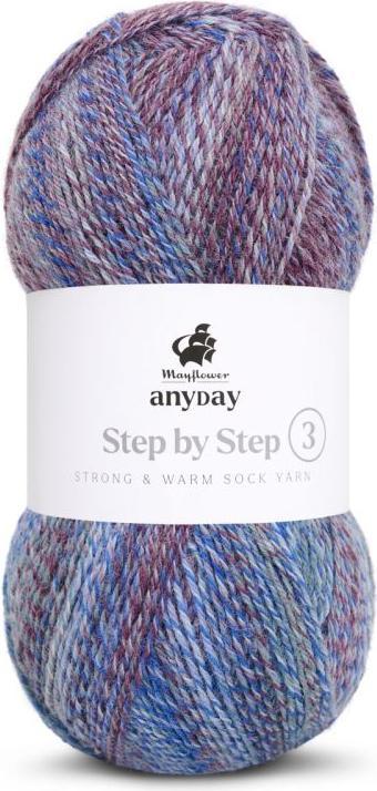 Blue, col. 004 cobalt blue/aqua/plum/ice blue