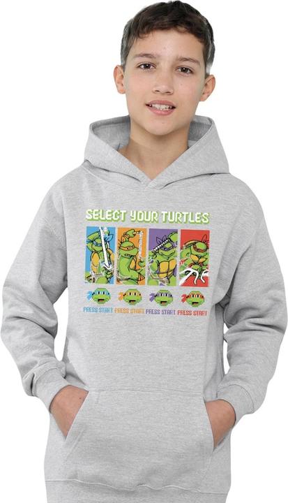 Actual product image Teenage Mutant NT Childrens/Kids Gamer Turtles Pullover Hoodie (116)